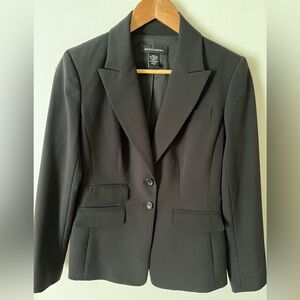 Victoria’s Secret Moda International Pantsuit Jacket 
size 4 Black